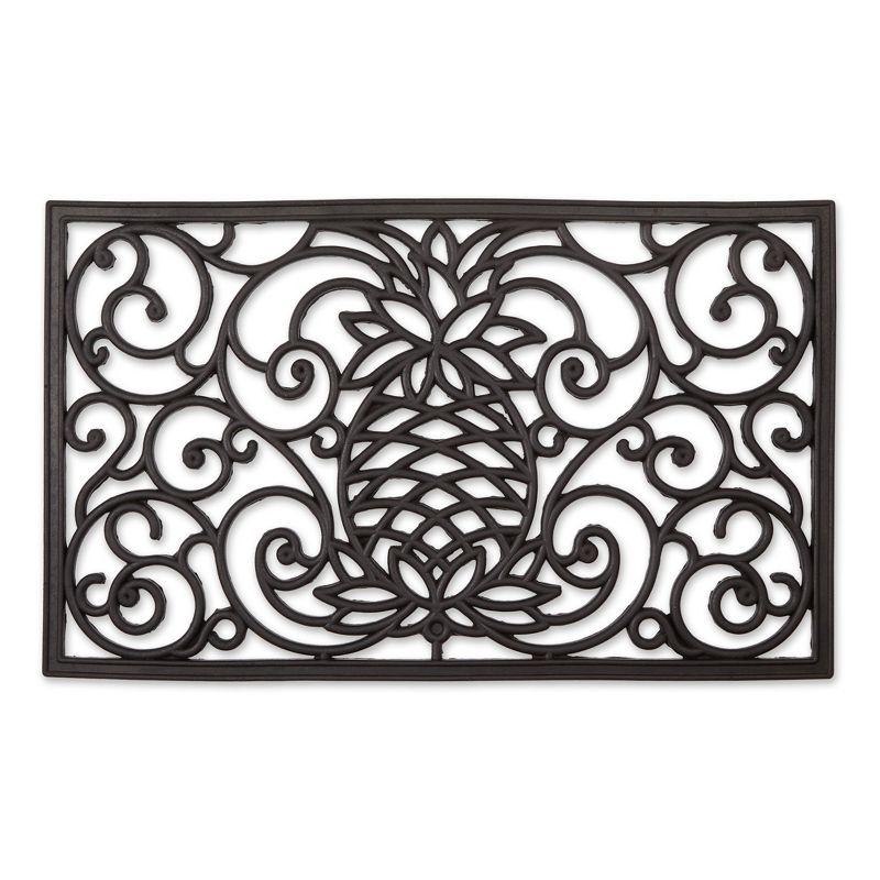 Design Imports  Pineapple Scroll Rubber Doormat