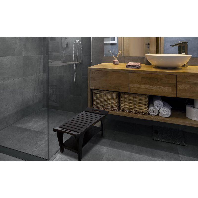 24'' W Teak Shower Bench