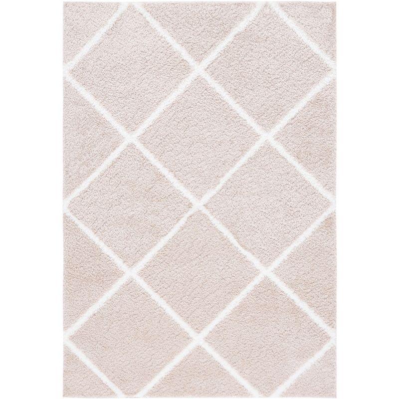 Latitude Run® Tahoe Shag Performance Geometric Rug