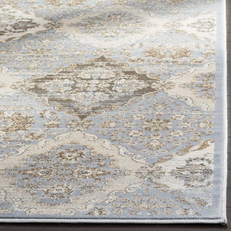 Vintage VTG572 Power Loomed Indoor Area Rug - Light Blue/Ivory - 5'1"x7'7" - Safavieh