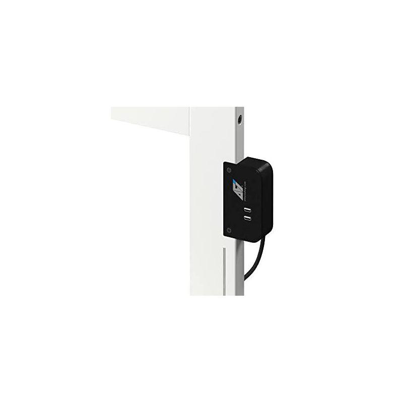 AFI Furnishings Mission Queen Headboard with Turbo Charger in White