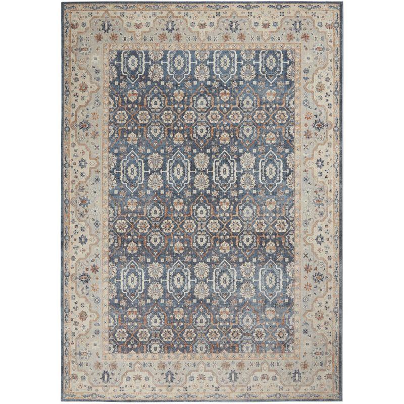 Nourison Malta Bordered Floral Traditional Indoor Area Rug