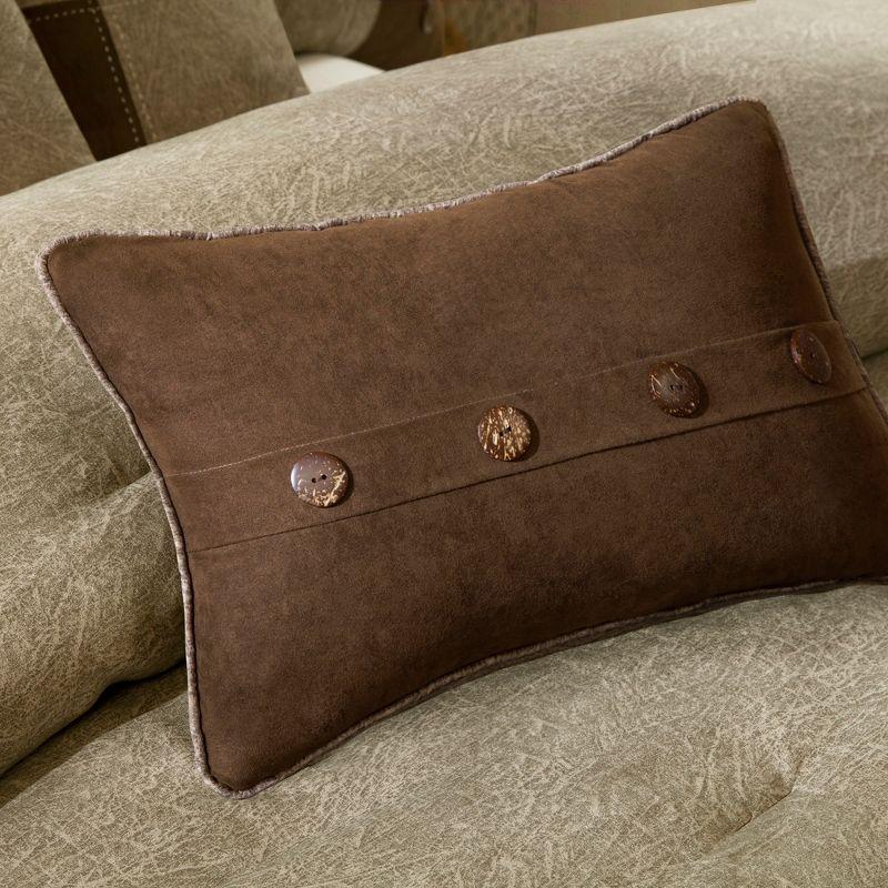 Madison Park Boone 7 Piece Faux Suede Comforter Set