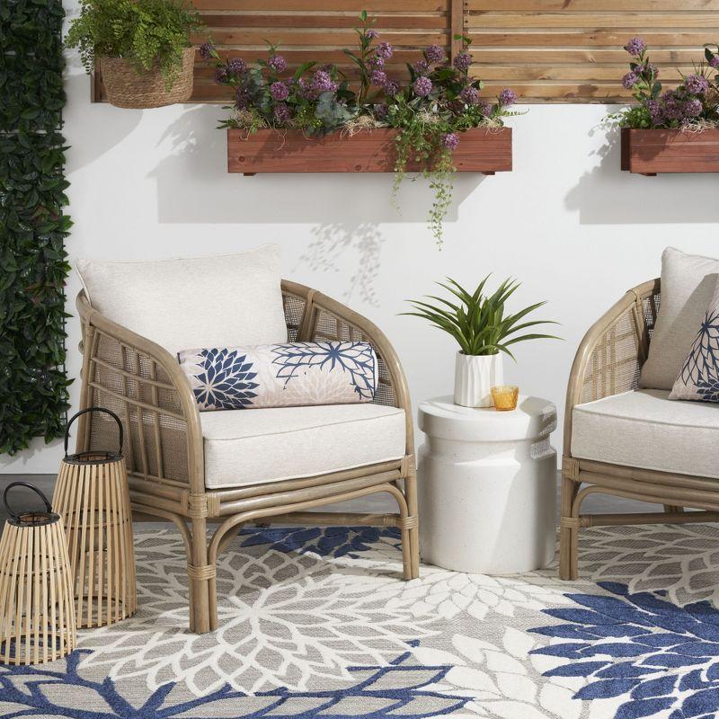 Mina Victory Angelis Bolster Indoor/Outdoor Pillow Cover & Insert