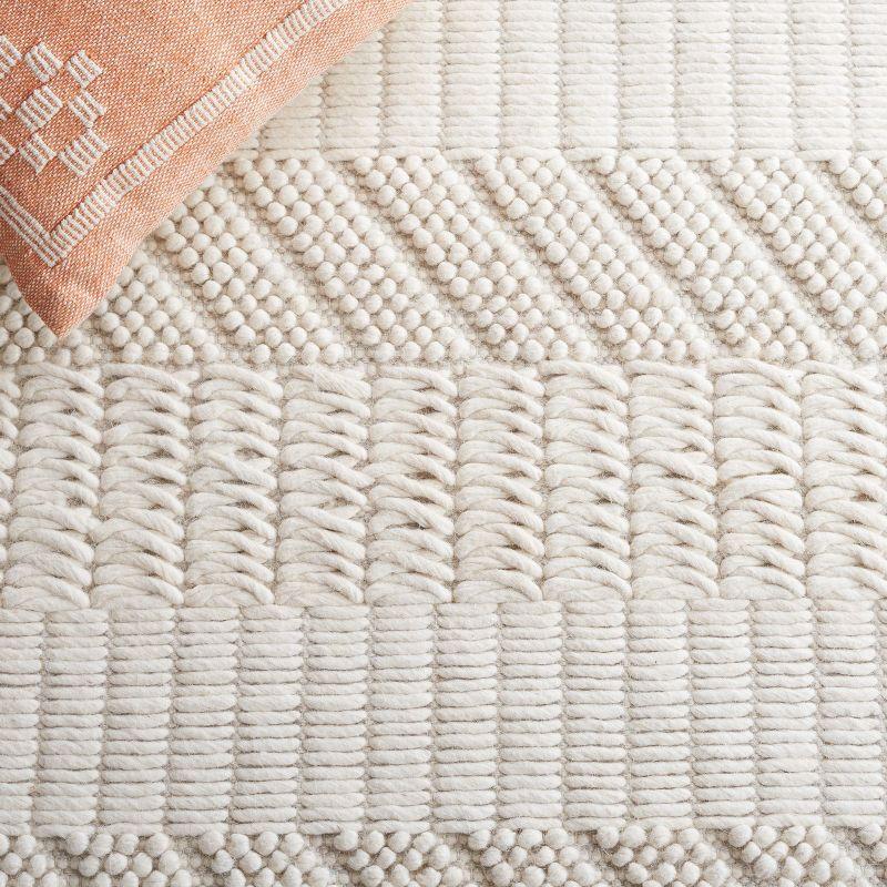 Natura NAT126 Hand Tufted Area Rug - Ivory - 6'x9' - Safavieh.