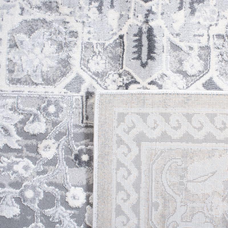 Alhambra ALH610 Power Loomed Area Rug - Cream/Grey - 4' X 6' - Safavieh.