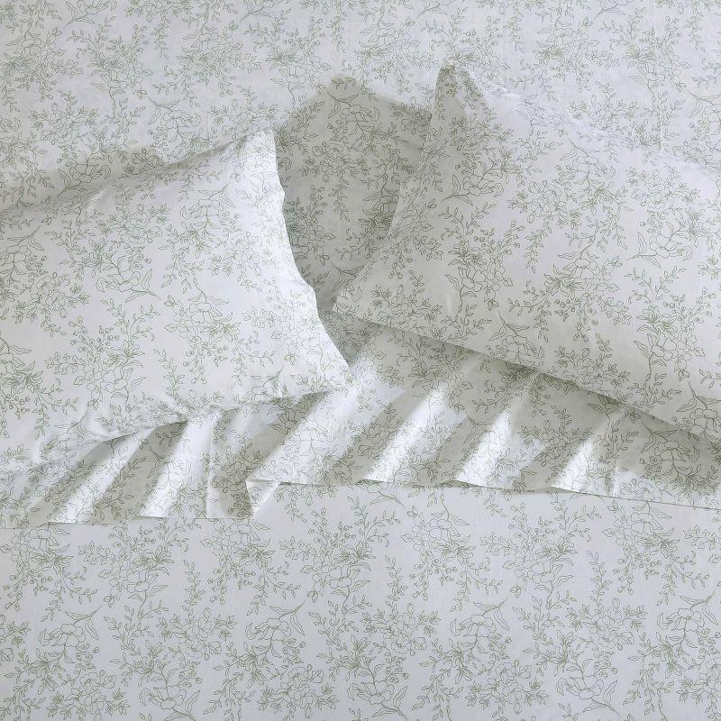 Stone Cottage Bedding Stone Cottage Hawley Floral Cotton Green Sheet Set