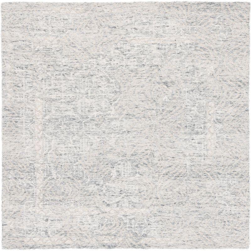 Metro MET905 Hand Tufted Area Rug - Gray/Ivory - 6'x6' - Safavieh.