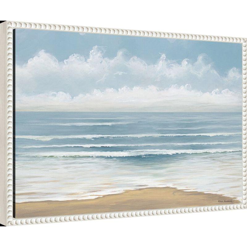 Amanti Art Smooth Beach Waves by Bruce Nawrocke Canvas Wall Art Print Framed 23 x 16-in.