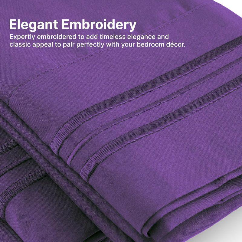 CGK Linens 6 Piece Extra Deep Pocket Ultra Soft & Cooling Sheet Set