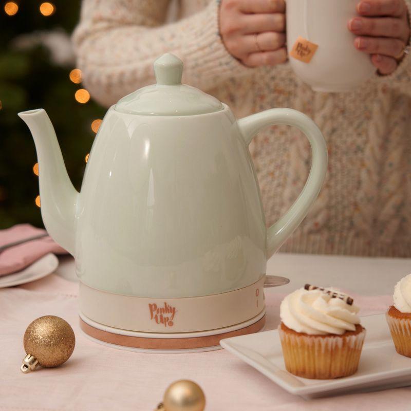Pinky Up Noelle Ceramic Electric Tea Kettle