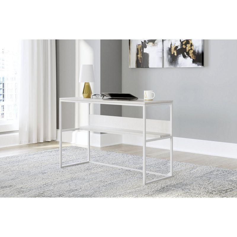 Signature Design by Ashley Contemporary Deznee Home Office Desk, White