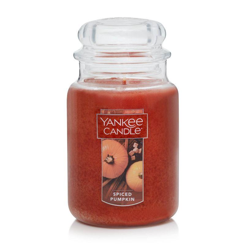 22oz Brown Spiced Pumpkin Scented Jar Candle