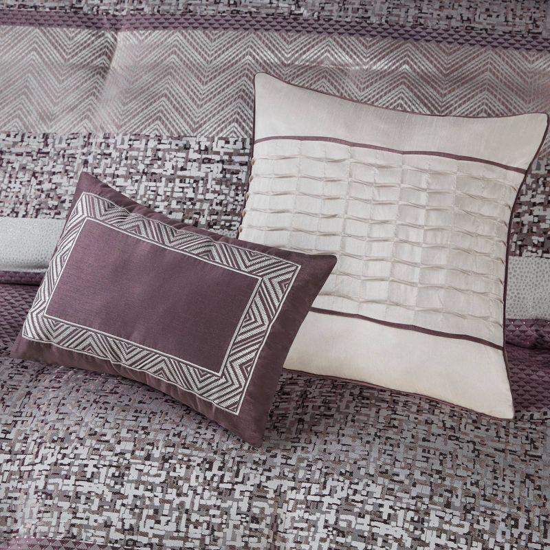 Madison Park Rhapsody 7 Piece Jacquard Comforter Set