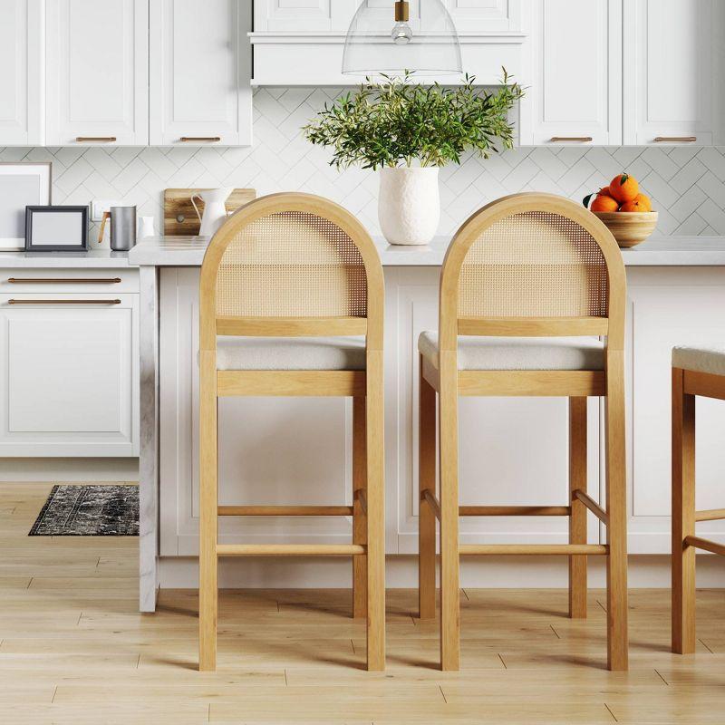 Nathan James Upholstered Counter Stool (Set of 2)