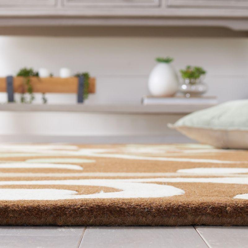 Soho SOH256 Hand Tufted Indoor Area Rug - Brown/Multi - 5'x8' - Safavieh