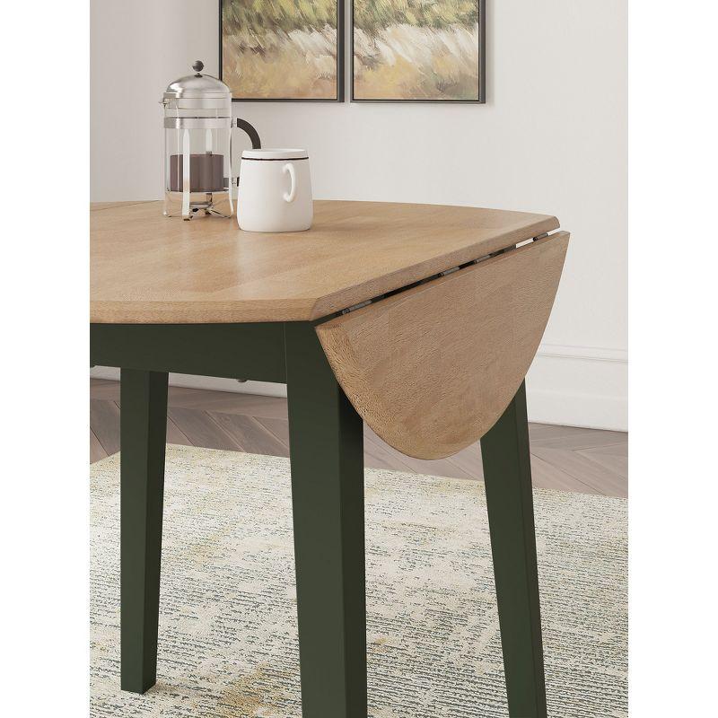 Signature Design by Ashley Gesthaven 2 Drop Leaf Dining Table, Green