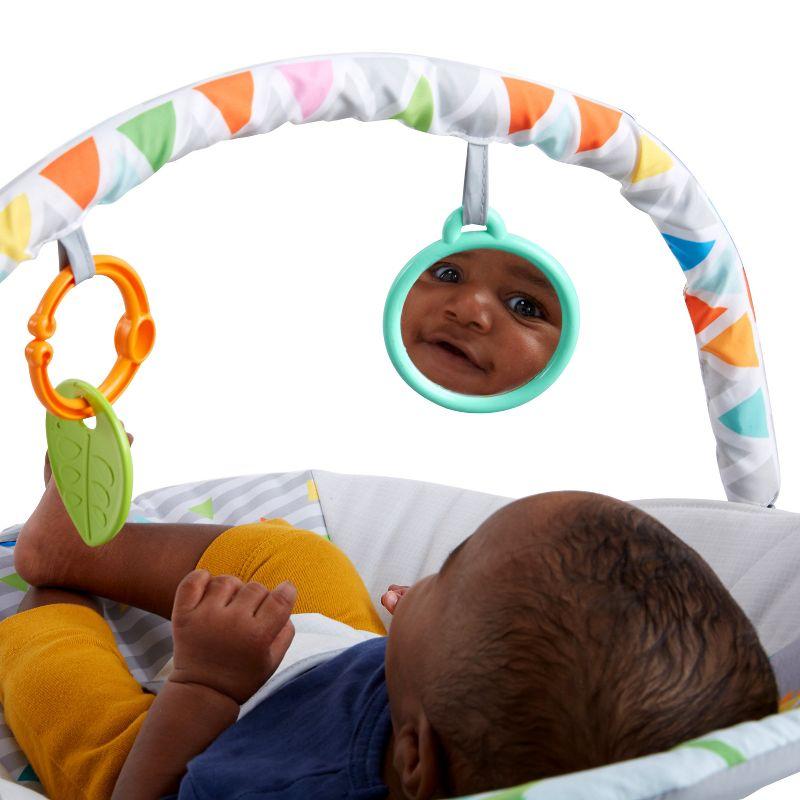 Bright Starts Vibrating Bouncer with Toy Bar - Safari Fun