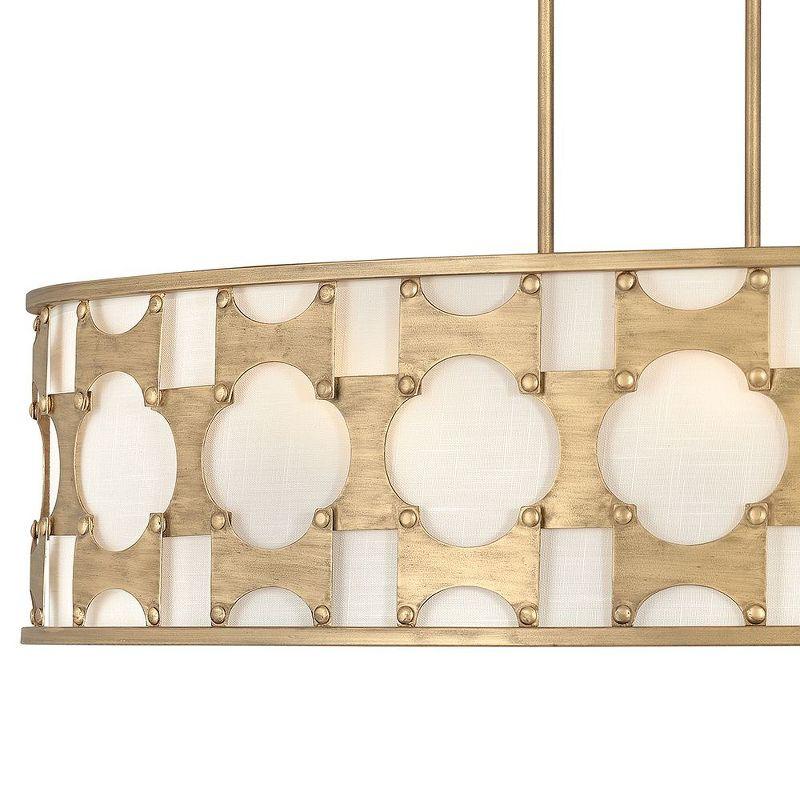 Carter 6-Light Oval Linear Chandelier