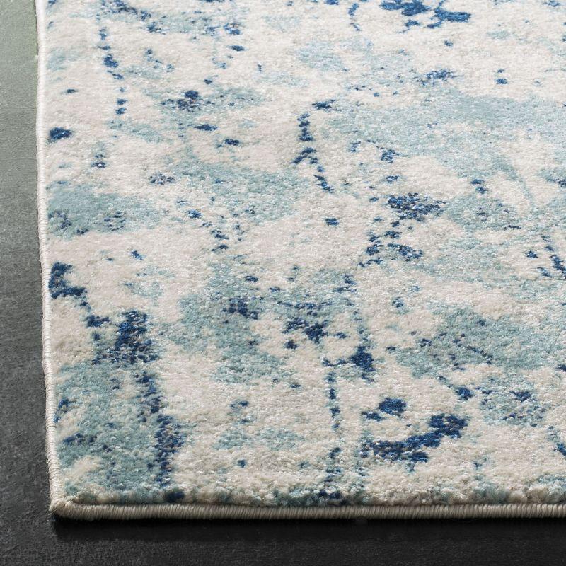 Evoke EVK284 Power Loomed Indoor Area Rug - Ivory/Blue - 8'x10' - Safavieh