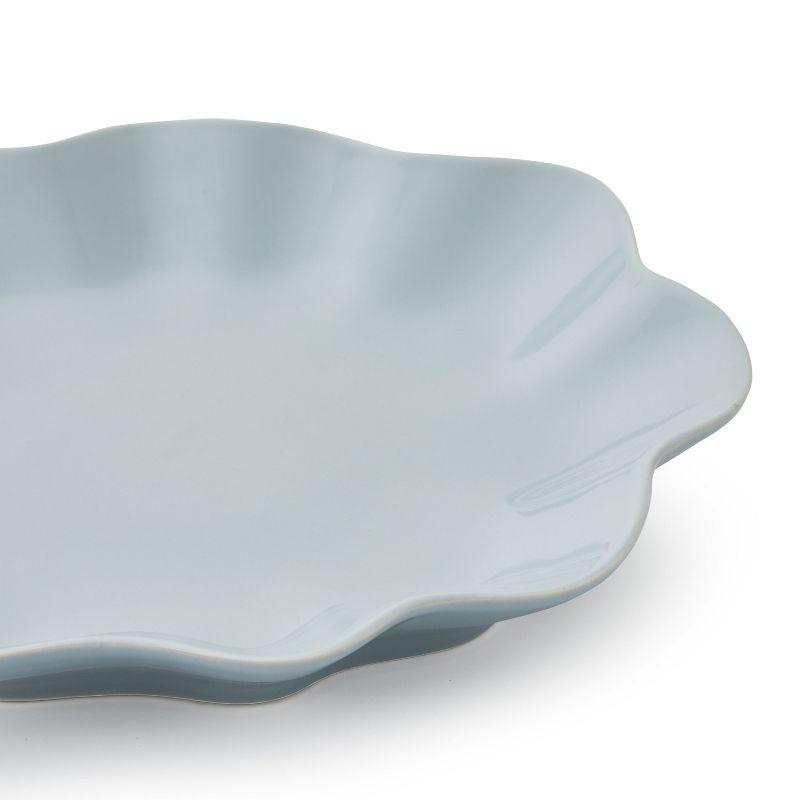 Portmeirion Sophie Conran Floret Salad Plate, 8.5 Inch - Robin's Egg (Blue Gray)