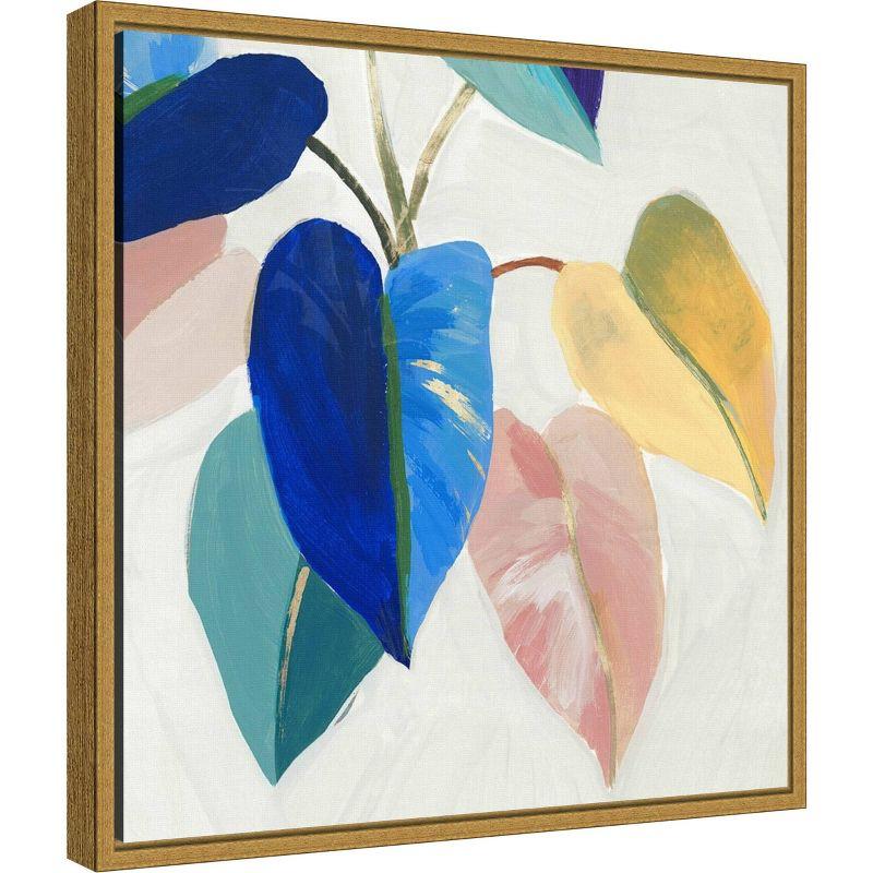 Amanti Art 16" x 16" Bright Mood I by Isabelle Z Framed Canvas Wall Art: Modern Style, Polystyrene Frame, Sawtooth Back Mount