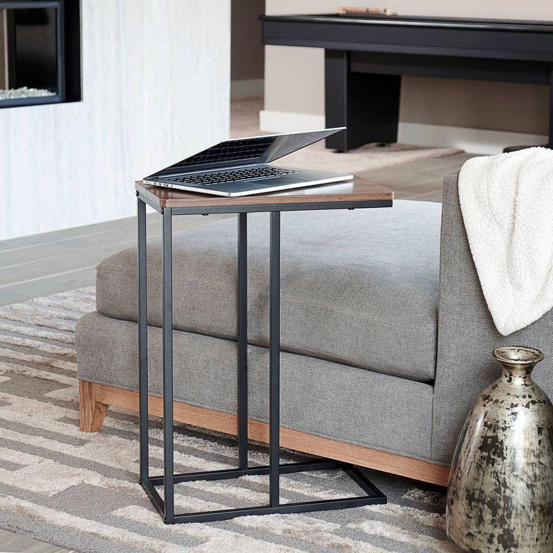 Household Essentials Jamestown C-Shaped End Table