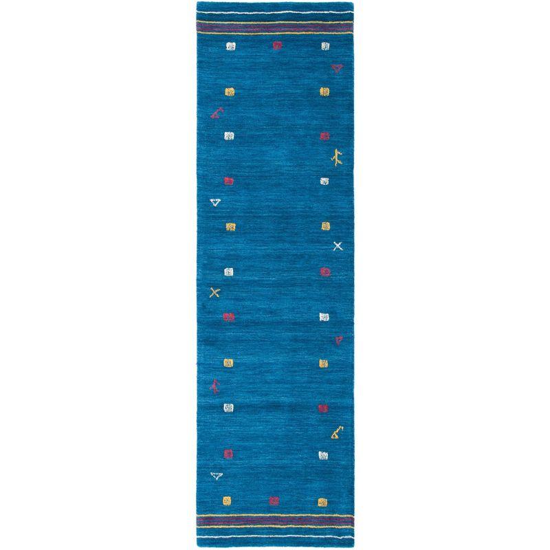 Himalaya HIM563 Handmade Runner Rug - 2'3"x8' - Blue - Safavieh