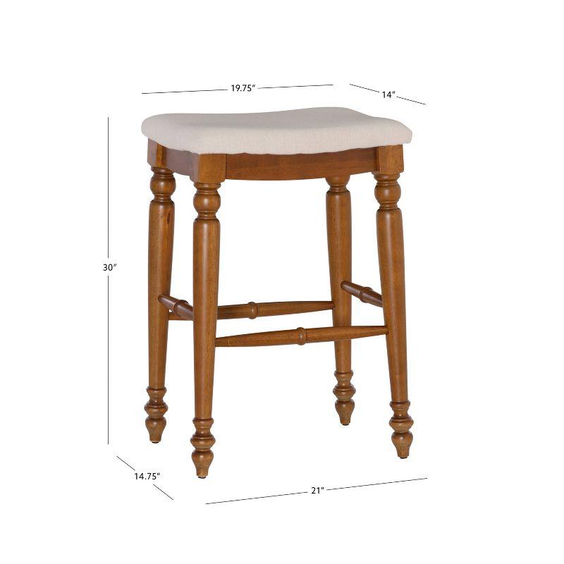 Marino Backless Barstool Wood - Linon