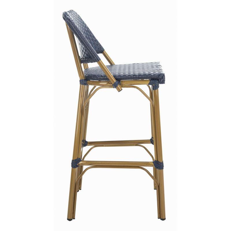 Deltana Barstool - Indoor/Outdoor - FOX5208 - Navy - Safavieh