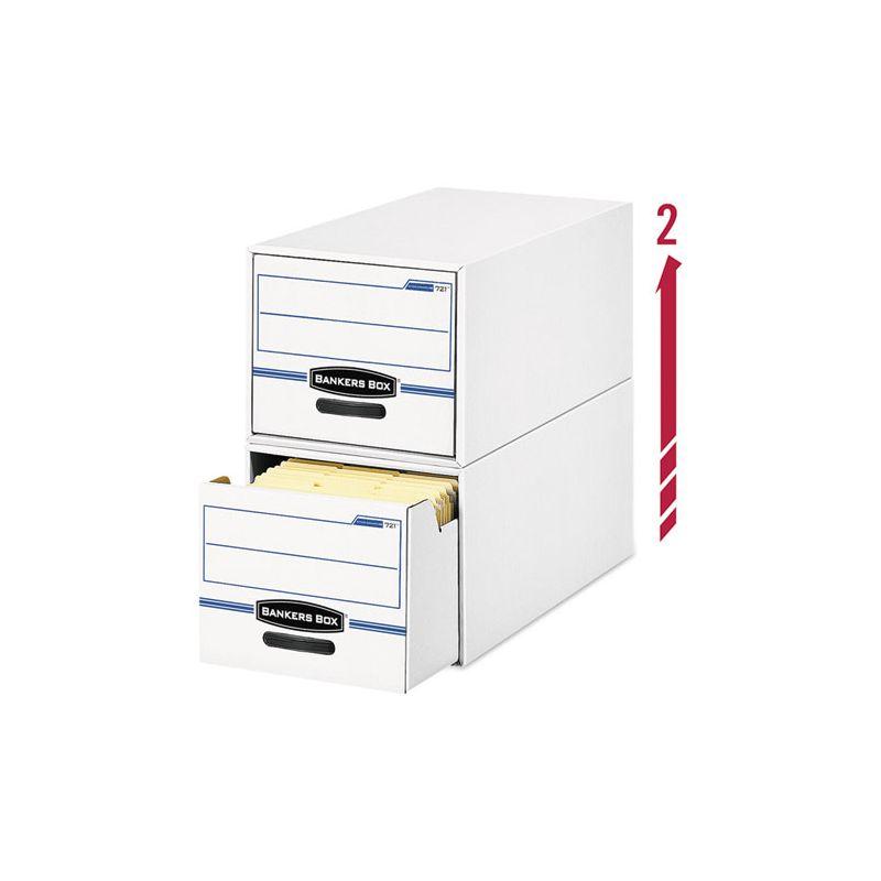 Stor/Drawer File Drawer, Letter, 12-1/2 x 23-1/4 x 10-3/8, White/BE 6 per Carton