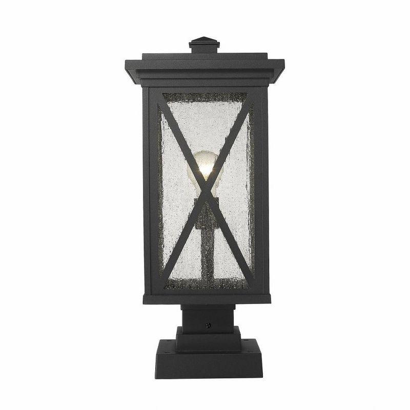 Z-Lite Brookside 1 - Light Lantern in  Black