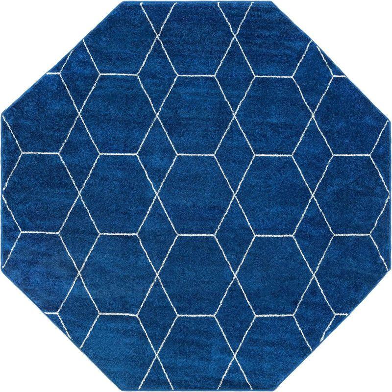 Unique Loom Trellis Frieze Geometric Trellis Indoor Woven Area Rug