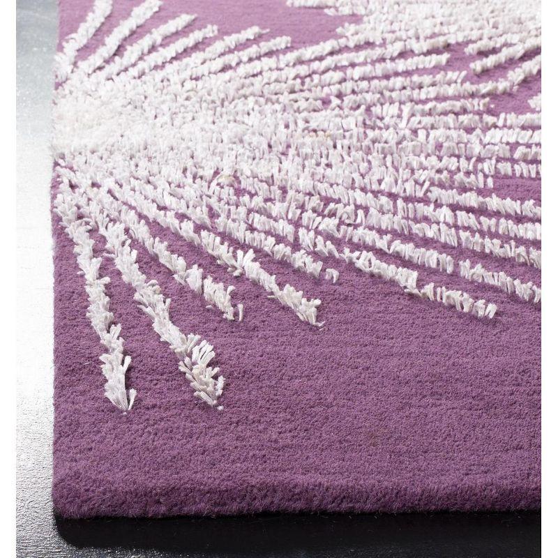 Soho SOH712 Hand Tufted Indoor Accent Rug - Purple/Ivory - 2'x3' - Safavieh.
