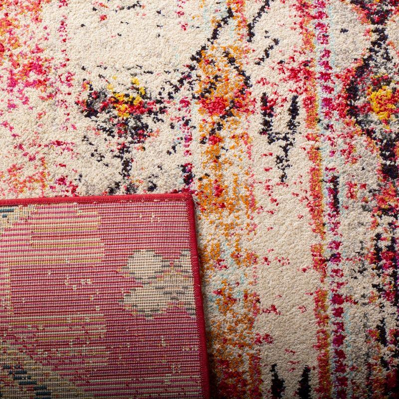 Monaco MNC222 Power Loomed Indoor Accent Rug - Magenta/Multi - 3'x5' - Safavieh.