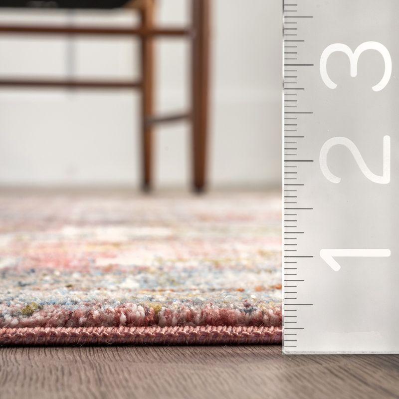 Nuloom Harriet Oriental/Persian 2x3 Accent Indoor Area Rug for Living Room Bedroom Dining Room Entryway Kitchen, Orange/Multicolor