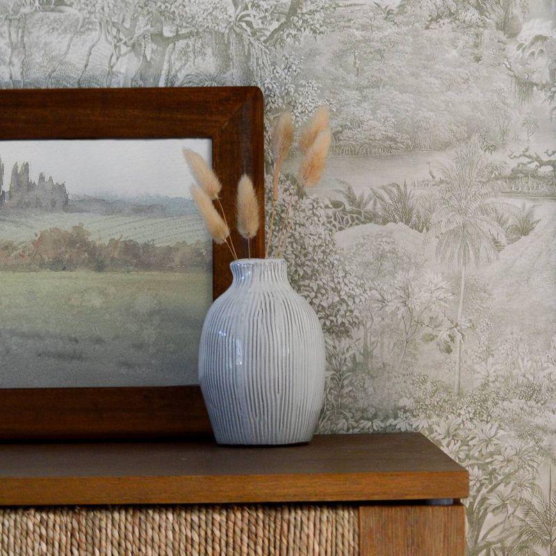 Tempaper & Co. Jungle Toile Removable Peel and Stick Wallpaper, Countryside Gray Toile, 56 sq. ft.: Vinyl Self-Adhesive Botanical Design