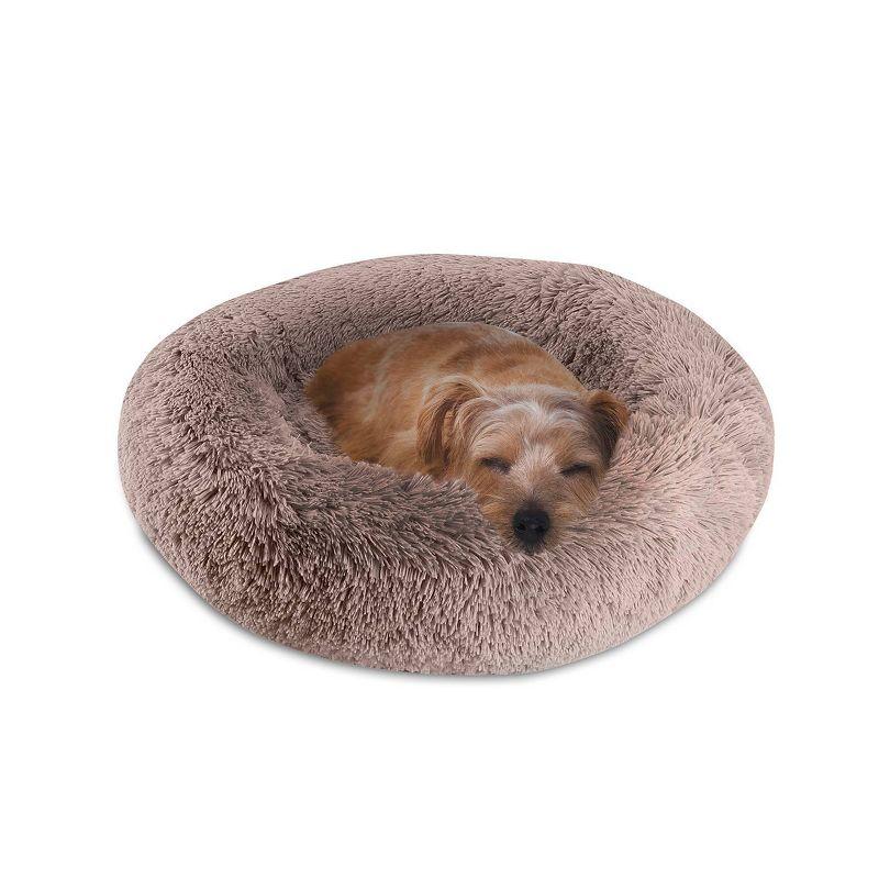 Canine Creations Donut Round Dog Bed - Blush