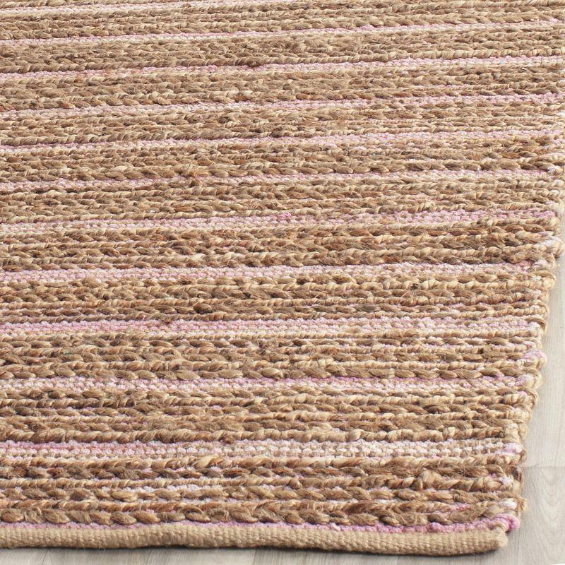 Blush Serenity 8' x 10' Hand-Knotted Cotton Area Rug