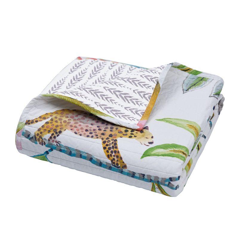 Melina Tropical Floral Quilted Throw - Levtex Home