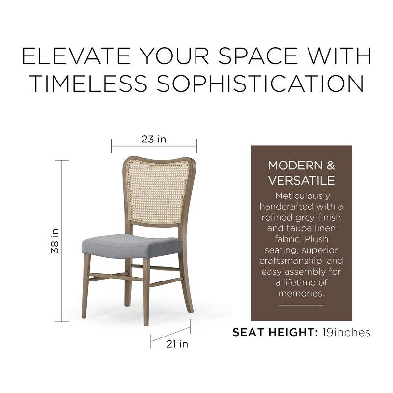 Maven Lane Maven Lane Vera Classical Wooden Dining Chair (Set of 2)