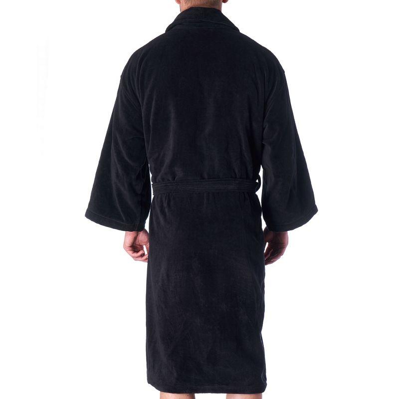 Alpine Swiss Pure Cotton Mens Terry Cloth Bathrobe Super Absorbent Spa Robe