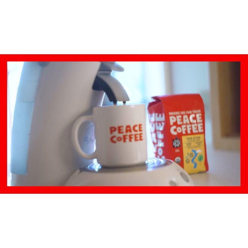 Peace Coffee Morning Glory Light Roast Whole Bean Coffee - 12oz