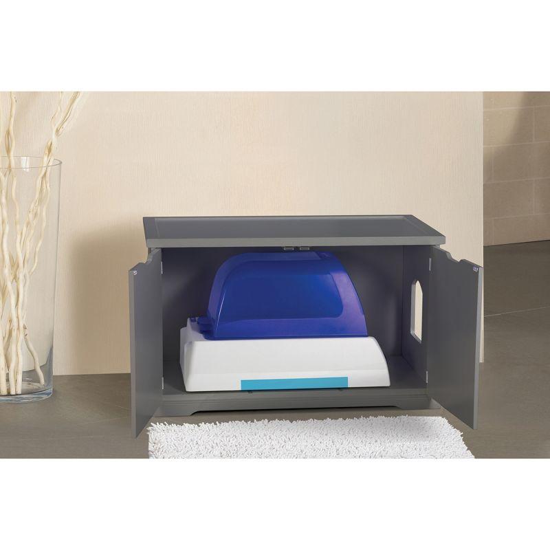 Merry Products Decorative Bench with Enclosed Cat Litter Washroom Box