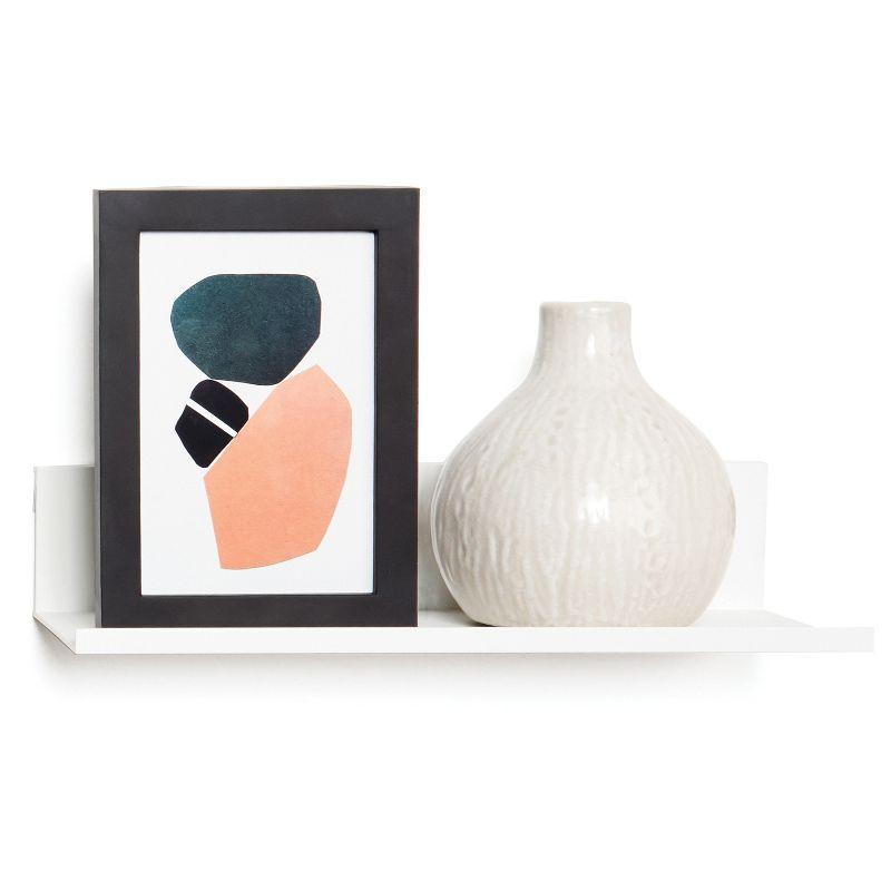 Hangman Products No-Stud Floating Shelf™ (12 In.; White)