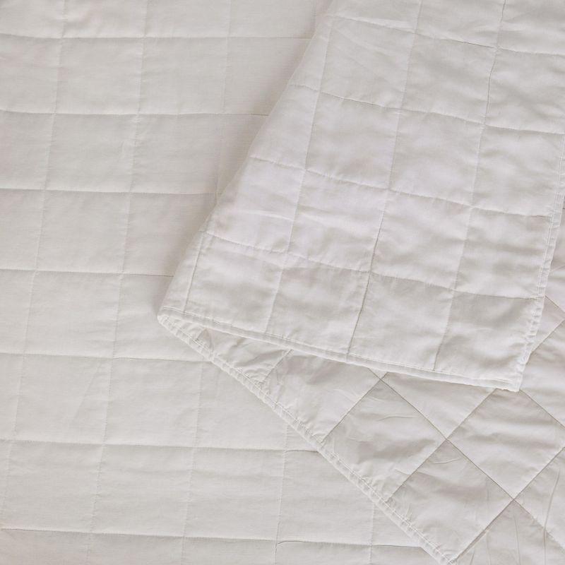 French Linen Box Stitch Quilt & Sham Set