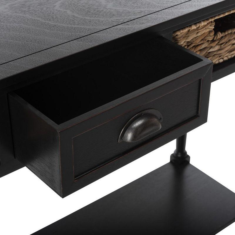 Christa Console - AMH5737A - Black - Safavieh Couture