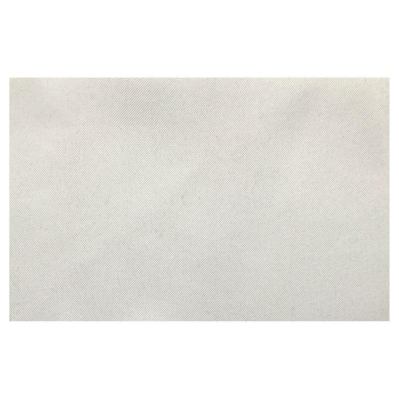 40"x63" Sun Zero Blackout Kenneth Energy Saving Rod Pocket Curtain Panel Pearl: Noise Reduction, Energy Efficient