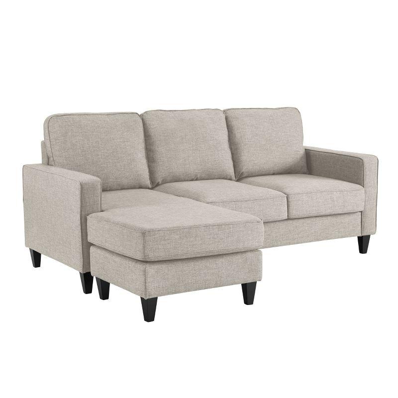 Serta Harmon Upholstered Reversible Sectional Sofa and Chaise