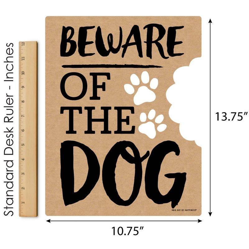 Big Dot of Happiness Beware of Dog - Outdoor Lawn Sign - Dog on Premises Yard Sign - 1 Piece